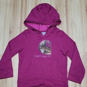 Carhartt Hooded Sweatshirt Size Girls 4